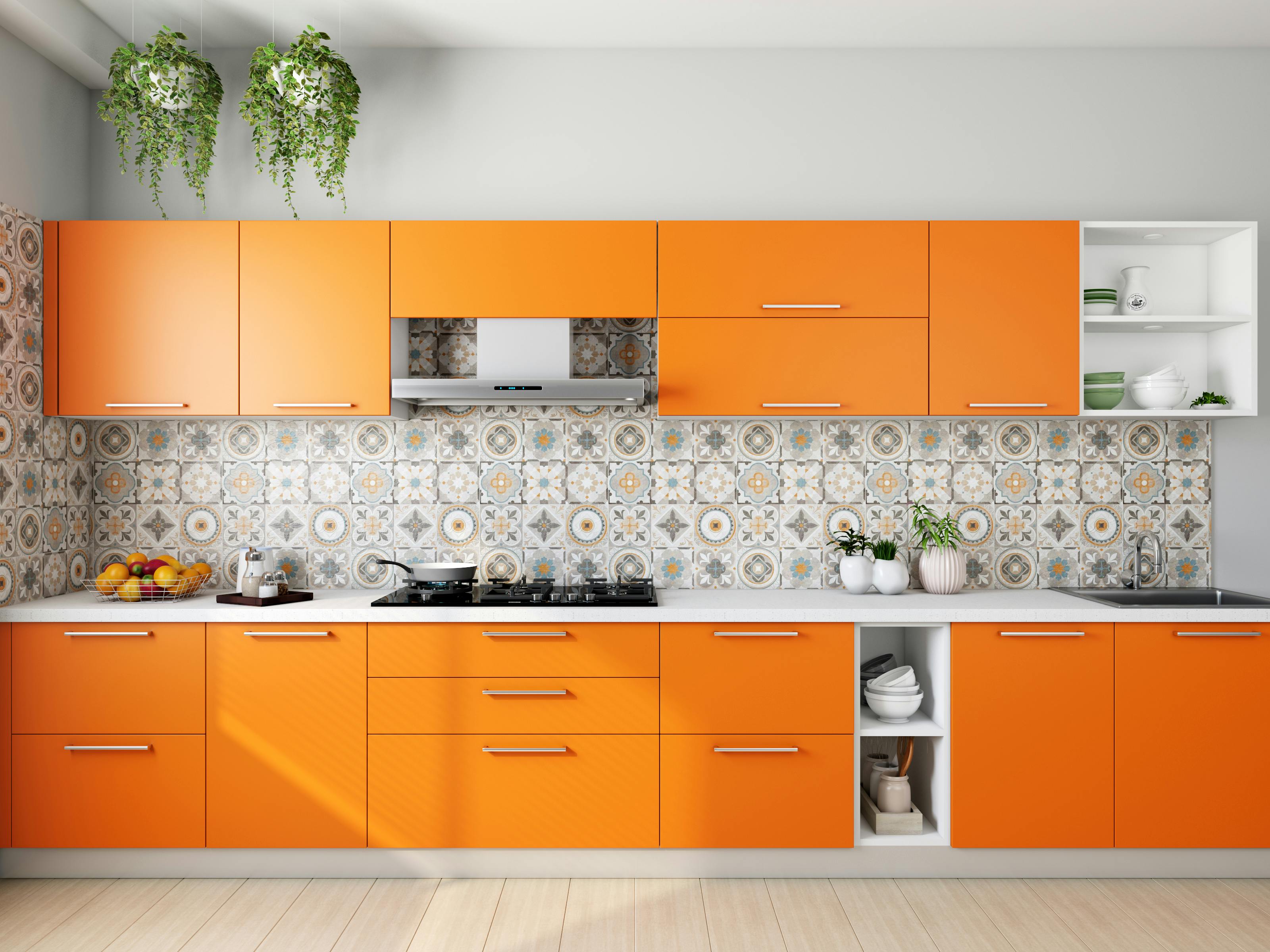 U-Shaped Modular Kitchen - Greelak Industries